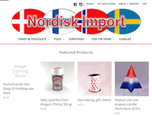 Tablet Screenshot of nordiskimport.com